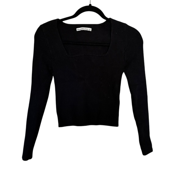 Abercrombie & Fitch Long Sleeve Square Neck Shirt - Picture 4 of 7